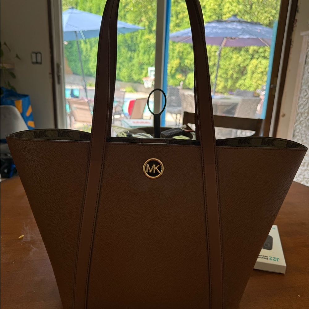 Michael Kors Hadleigh Brown Tote Bag